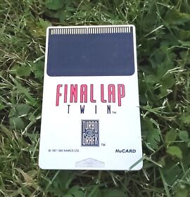 FINAL LAP TWIN - TG-16 HuCard - Turbo Grafx 16 loose cartridge