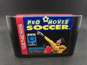 Sega Genesis AWS Pro Moves Soccer Authentic Tested Cleaned Working Official 1994