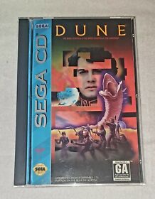 Dune (Sega CD, 1993) Virgin Interactive Box, Game Disc & Manual Excellent