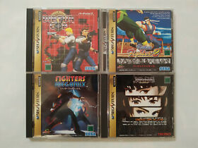 Sega Saturn Lot Virtua Cop Virtua Fighter 2 Fighters Megamix Dead or Alive NTSCJ