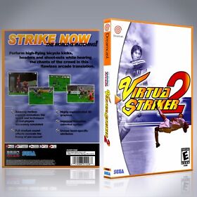 Dreamcast Custom Case - NO GAME - Virtua Striker 2