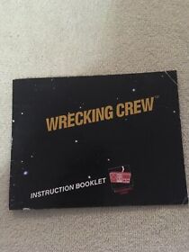 Wrecking Crew manual Nintendo NES 
