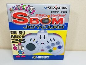 NEW S Bom JoyPad Sega Saturn Japan # ss Japan Bomberman