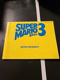 Rare Clean Left Bros Super Mario Bros 3 Nintendo NES Instruction Manual Only