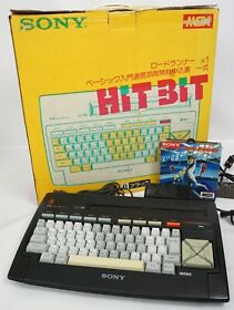 MSX HIT BIT HB-10 Home Computer Boxed Tested SONY JAPAN Video Game 230147