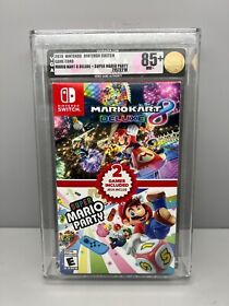 Super Mario Kart 8 Deluxe Double Party VGA 85+ Graded SEALED Nintendo Switch