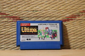 Ultima Kyoufu no Exodus Japan Nintendo Famicom FC NES Very Good Condition!