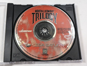 Mortal Kombat Trilogy Sega Saturn disc only *poor condition, scratches*