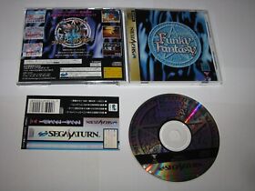 Funky Fantasy Sega Saturn Japan import +spine card US Seller