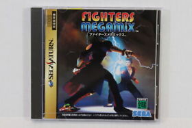 Fighters Megamix W/ Spine CIB SEGA Saturn SS Japan Region Import US Seller