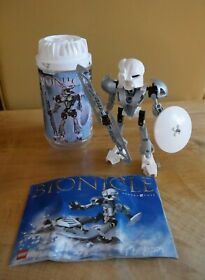 Lego Bionicle Kopaka Nuva No 8571 set in  Container w/ printed instructions