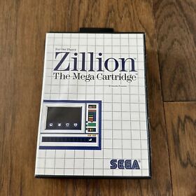 Zillion (Sega Master System, 1987) - Tested - Authentic - SMS