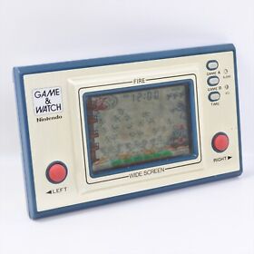 LCD FIRE Wide Screen FR-27 Game Watch Handheld Console Nintendo 09565454