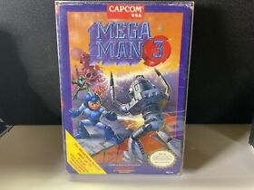 Nintendo Mega Man 3 (NES, 1990) - Complete in Box CIB Tested Works