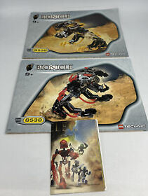2001 Lego Bionicle Technic Muaka & Kane-Ra 8538 Instruction Manuals Only