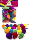 20 Rainbow V2.0 Mice Catnip Rattle Sound Made of Real Rabbit Fur Cat Toy Mouse