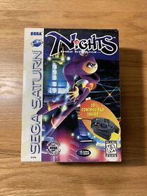 Nights Into Dreams Sega Saturn Complete w/ 3D Controller Pad + Registration Card