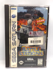 Battle Stations (Sega Saturn, 1997) Complete CIB Longbox