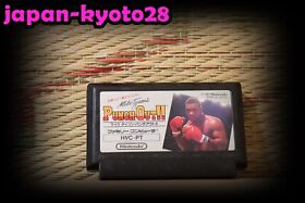 Mike Tyson PUNCHOUT Japan Nintendo Famicom FC NES  Good Condition