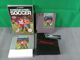 Konami Hyper Soccer Nintendo NES + EMBALAJE ORIGINAL / caja original + instrucciones. !!