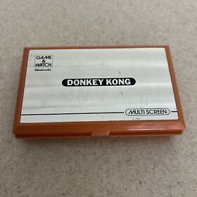 VINTAGE Nintendo Game & Watch Donkey Kong DK-52 Handheld Japan TESTED- NEW BATTS