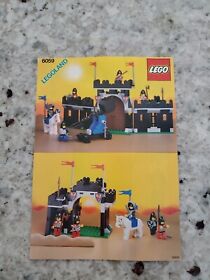 LEGO 6059 Knight's Stronghold Replacement Instruction Manual Booklet Only