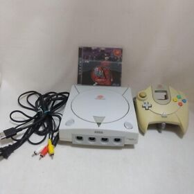 SEGA DreamCast Console (HKT-3000) & Controller x 1 with  1 games