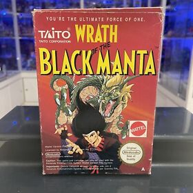 NES Wrath of the Black Manta Nintendo MATTEL PAL A ITA
