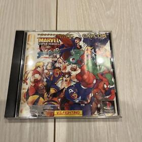 Marvel Super Heroes Vs. Street Fighter Sega Saturn 1998 "good" Japan Used