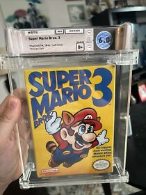 Super Mario Bros. 3 Left bros First Print WATA Not Cgc VGA Factory Sealed