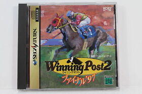 Winning Post 2 Final 97 Sega Saturn SS Japan Import US Seller G956