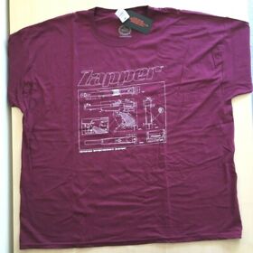 Nintendo NES Zapper Mens T-Shirt (XXXL) (Maroon) 👕 NEW BNWT 👕 FREE P&P UK