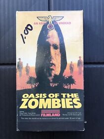 Rare! Oasis Of The Zombies VHS 1988 Saturn Productions