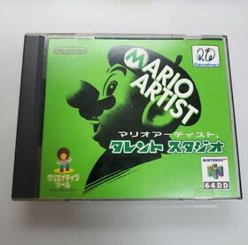 USED Nintendo 64DD Mario Artist Talent Studio 64 DD N64 Japan JP Authentic
