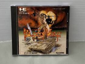 PC Engine Rogue Combat Unit Bloody Wolf Data East Operation Confirmed Japan H2