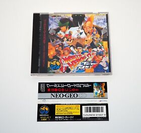 World Heroes 2 Jet Neo Geo CD complete with spine card obi US Seller