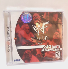 WWF WWE Attitude Brand NEW Factory Sealed Sega Dreamcast Wrestling Game