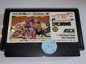 Best Play Pro Yakyuu 2 Baseball (Nintendo Famicom) Japanese Version