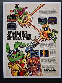 Bucky O'Hare Nintendo NES Rare Retro Vintage Game Promo Ad Art Print Poster