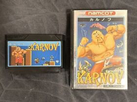 Famicom Game Cartridge Karnov with Box