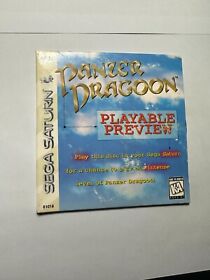 Panzer Dragoon Playable Preview - Sega Saturn Disc