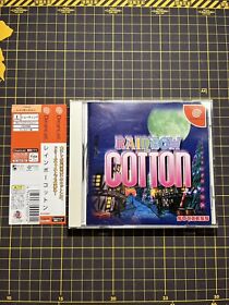 Dreamcast RAINBOW COTTON Japan Import NTSC-J W/Spine Tested Working RARE