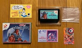 THE MAZE OF GALIOUS Majo Densetsu II Famicom Japan Konami Card Nintendo 1987