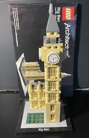 RETIRED Lego Architecture 21013 BIG BEN Assembled Model With Instruction Manual