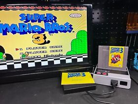 Super Mario Bros. 3 (Nintendo NES, 1990) With Manual & Sleeve Tested Working