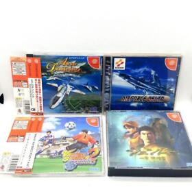Dreamcast DC Aero Dancing Air force Delta Virtua Striker 2 Shenmue Japan