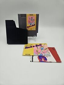 Rock 'n' Ball (Nintendo Entertainment System) NES, 1990 Cartridge & Manual CLEAN