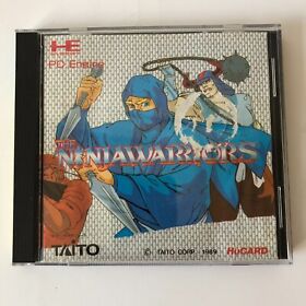 Ninja Warriors (NEC PC Engine) Taito,  Hu Card, Authentic-  US Seller