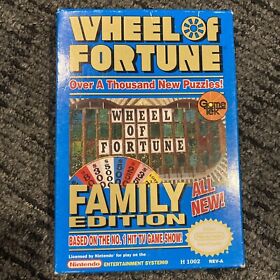 oval seal Wheel of Fortune - Family Edition complete in box Nintendo Nes - CIB
