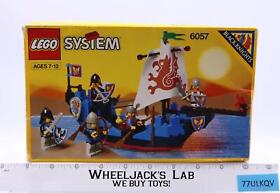 #6057 Sea Serpent 100% Complete 1992 Lego Castle Black Knights NEW MIB